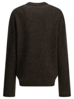 MAISON KITSUNÉ Pull Dressed Fox Marron Femme – Image 2