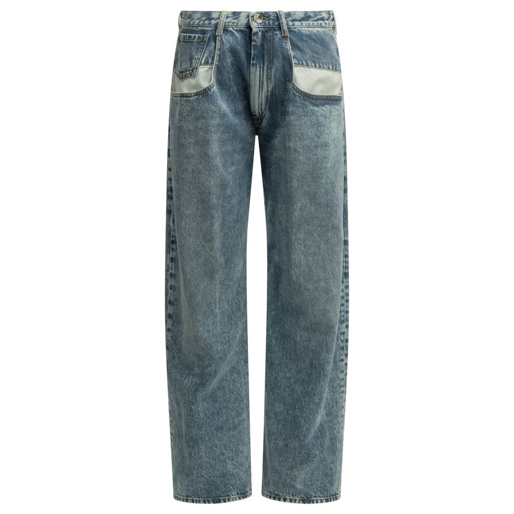 W26-maison20margiela-S51LA0052S30513470 MAISON MARGIELA Jean Boyfriend Bleu Clair Femme – Image 1