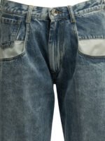 MAISON MARGIELA Jean Boyfriend Bleu Clair Femme – Image 3