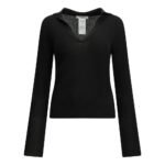 MAX MARA Polo Cashmere Noir Femme