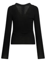 MAX MARA Polo Cashmere Noir Femme – Image 2