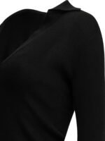 MAX MARA Polo Cashmere Noir Femme – Image 4