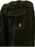 MONCLER GRENOBLE pantalon en velours homme vert – Image 4