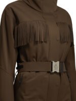 MONCLER GRENOBLE Combinaison Ski À franges Marron Femme – Image 3
