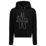 MONCLER GRENOBLE Sweat-shirt à capuche logo Noir Homme