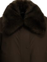 MONCLER GRENOBLE Doudoune Caurel Marron Femme – Image 3