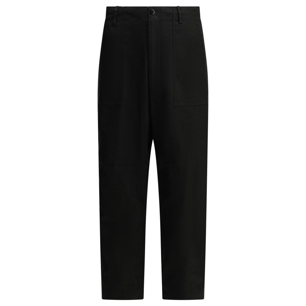 W26-nanamica-S26FC068EBLACK NANAMICA Pantalon Baker Noir Homme – Image 1