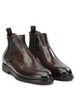 OFFICINE CREATIVE bottines en cuir homme marron – Image 2