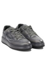 OFFICINE CREATIVE baskets en cuir homme gris – Image 2
