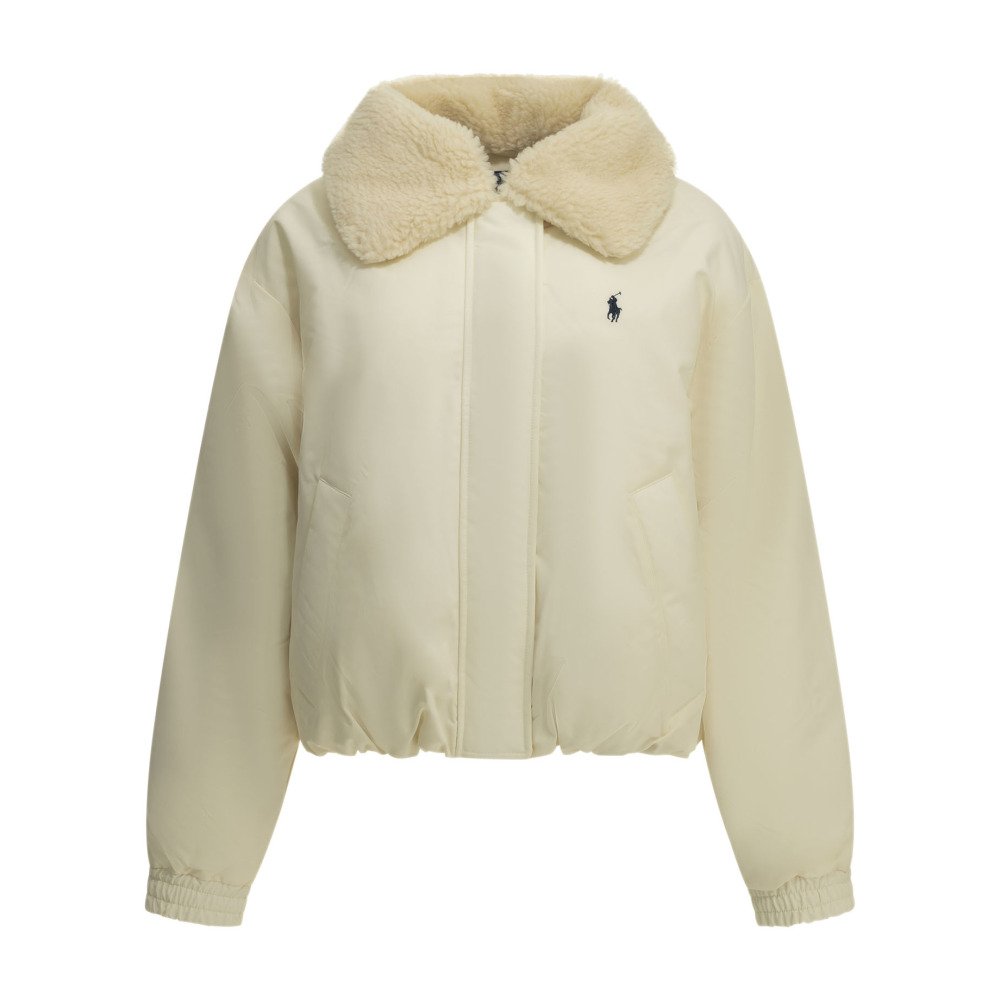 W26-polo20ralph20lauren-211A97141004ESTATE20CREAM POLO RALPH LAUREN Doudoune Logo Blanc Femme – Image 1