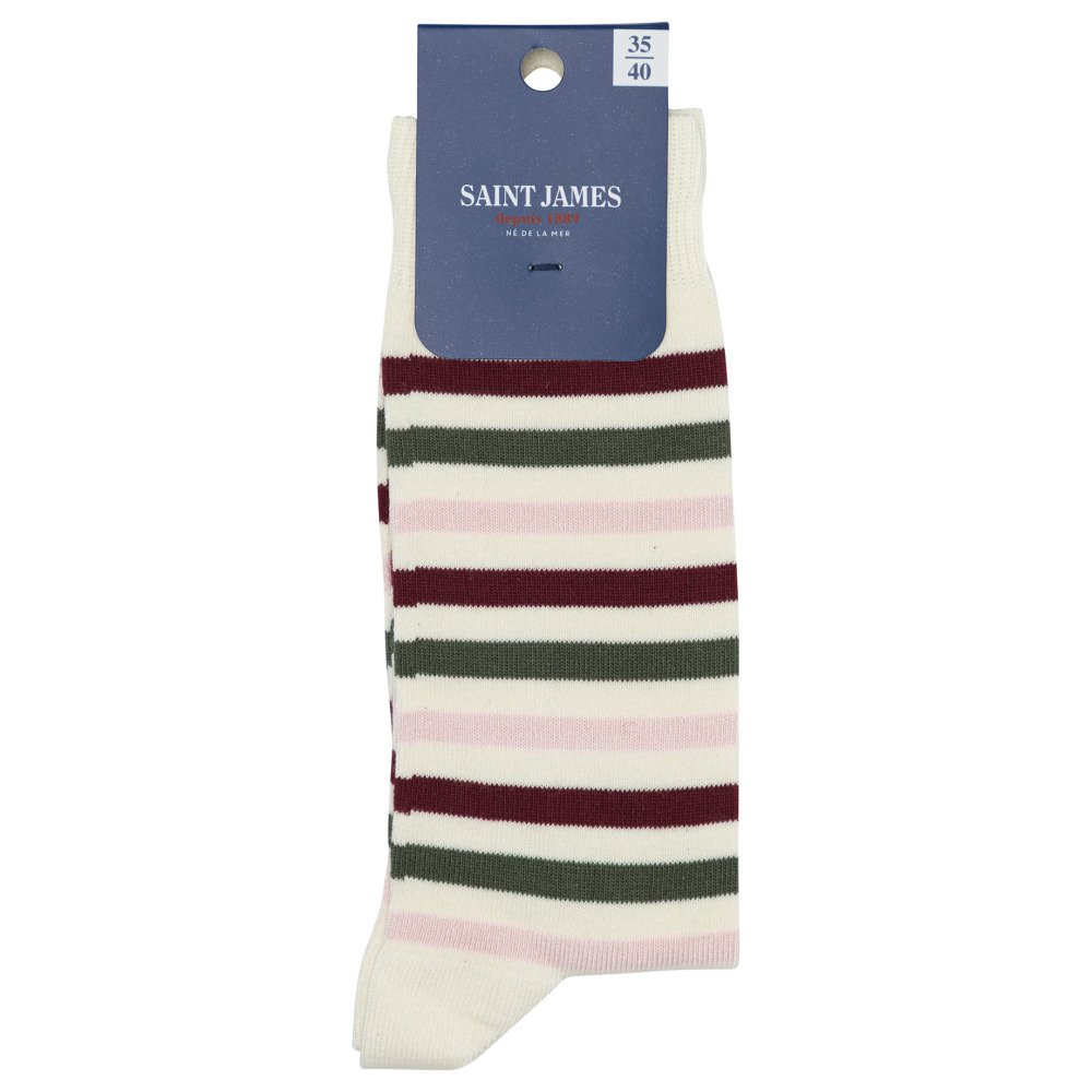 W26-saint20james-1195@ECUMELAND SAINT JAMES Chaussettes Multicolore Femme – Image 1