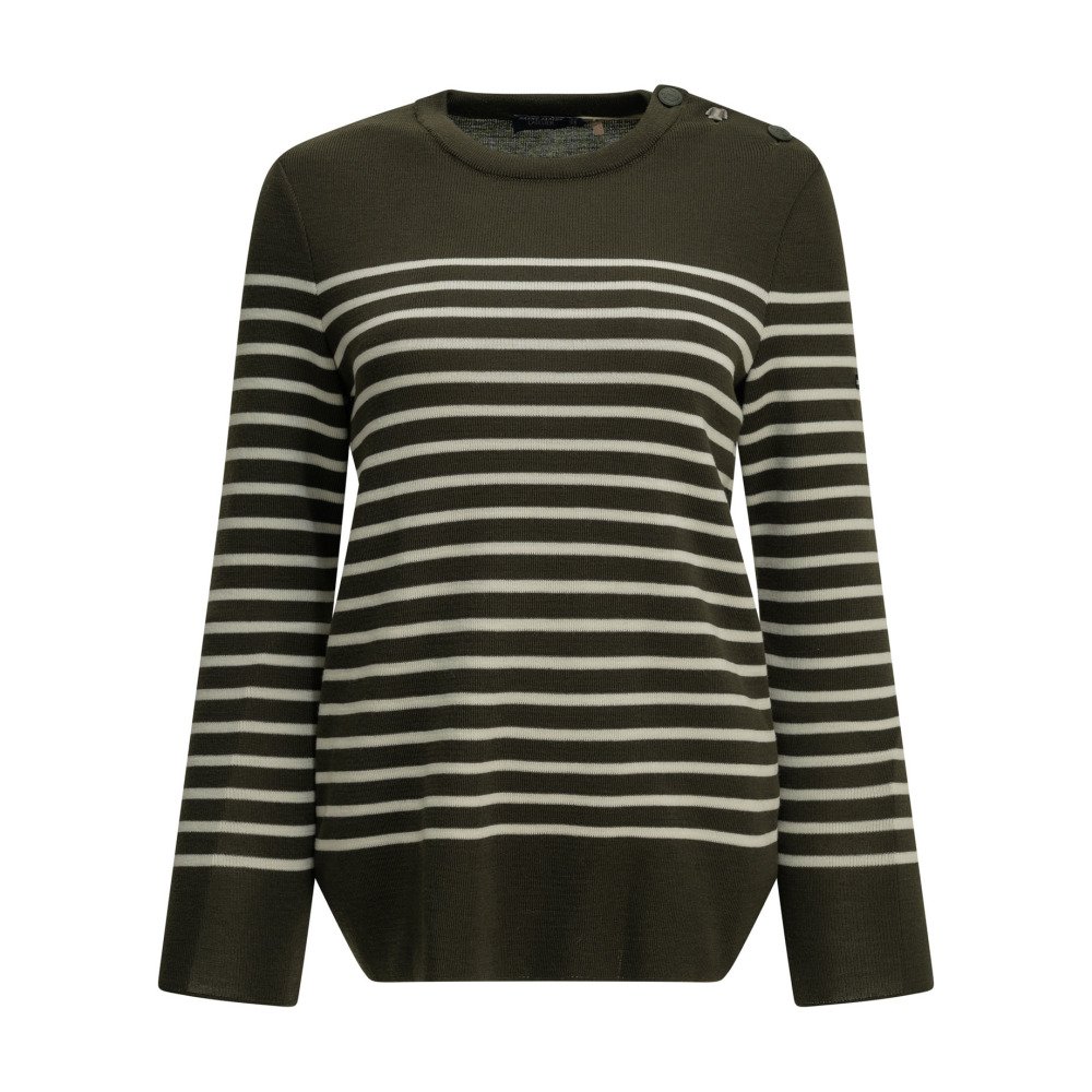 W26-saint20james-735C7LANDBLANTWEED SAINT JAMES Pull Vert Femme – Image 1