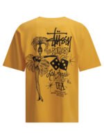 STUSSY T-shirt High Rollers Orange Homme – Image 2