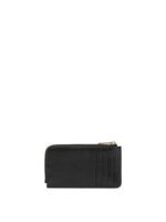 TORY BURCH Porte-cartes Charlie Matelassé Noir Femme – Image 3