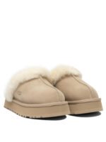 UGG Chausson Disquette Beige Femme – Image 2