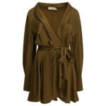 ZIMMERMANN Robe Wrap Marron Femme