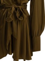 ZIMMERMANN Robe Wrap Marron Femme – Image 4
