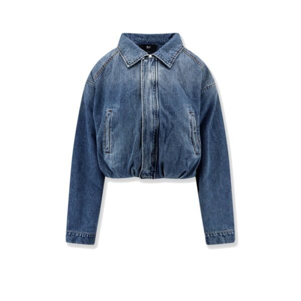 3x1 Amelia Folded Cotton denim jacket