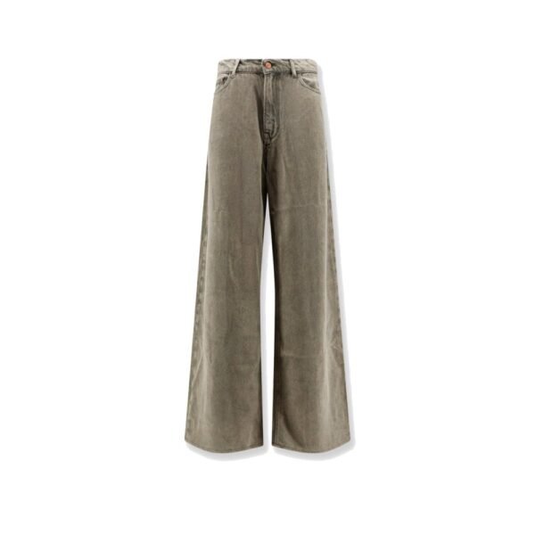 3x1 Washed-out denim Skater trousers