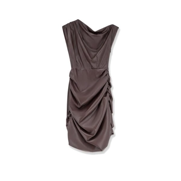 Actualee Short faux leather dress