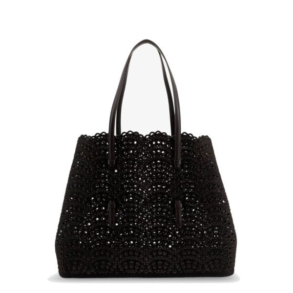 Alaïa Mina hair-calf handbag