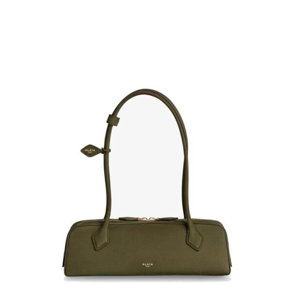 Alaïa Teckel Medium Suede shoulder bag