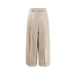 Alysi Sartorial viscose and linen trousers