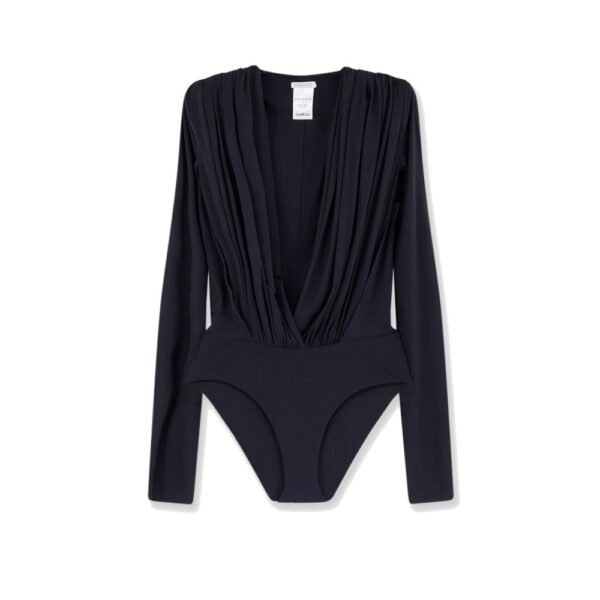 Amazuìn Rasha Sheer stretch jersey bodysuit