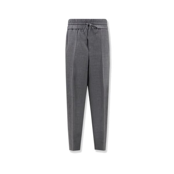 Ami Paris Virgin wool trousers with elastic