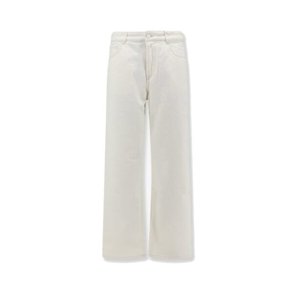 Ami Paris White denim trousers