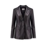 Arma Sema single-breasted leather blazer