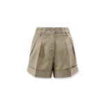 Aspesi Cotton and linen shorts