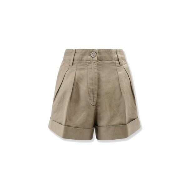 Aspesi Cotton and linen shorts