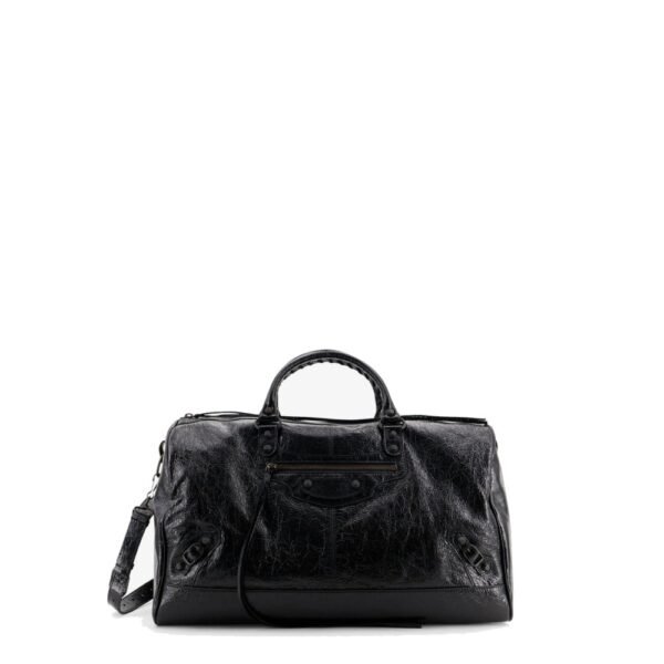 Balenciaga Le City Boston L Leather Handbag
