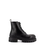 Balenciaga Leather boots with maxi rubber sole