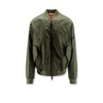 Balenciaga Nylon bomber with orange lining