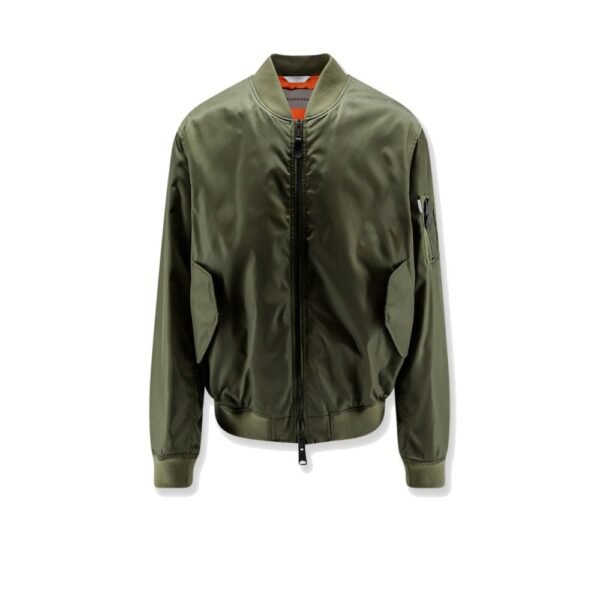 Balenciaga Nylon bomber with orange lining