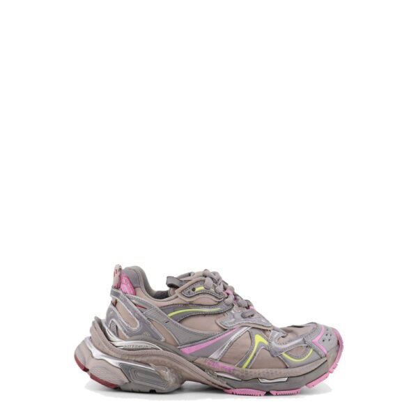 Balenciaga Runner 2 nylon low-top sneakers with leather inserts