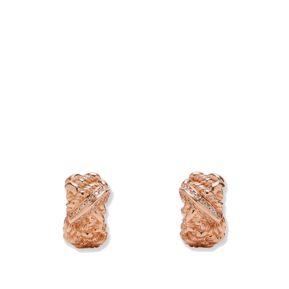 Bottega Veneta Brass earrings with gold finishes Bottega Veneta Brass earrings with gold finishes