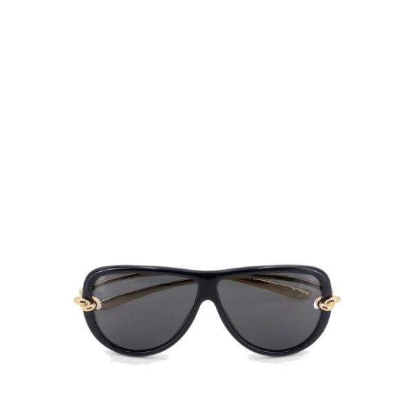 Bottega Veneta Knot Aviator Acetate Sunglasses