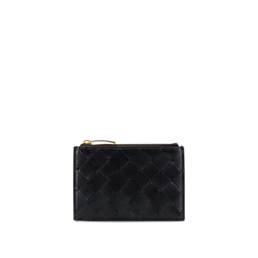 Bottega Veneta Leather card holder with Intrecciato motif Bottega Veneta Leather card holder with Intrecciato motif