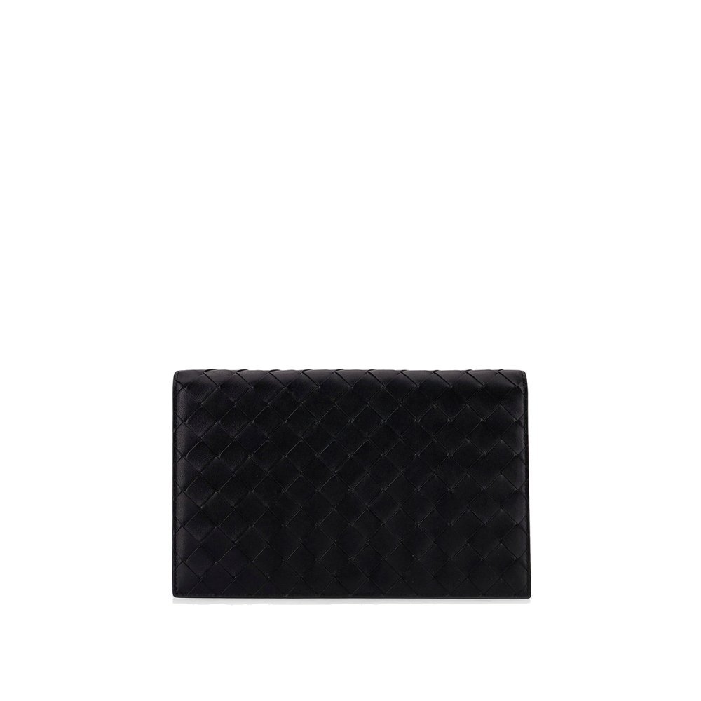 Bottega Veneta Leather clutch bag with Intrecciato motif Bottega Veneta Leather clutch bag with Intrecciato motif
