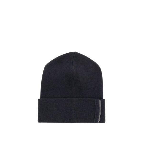 Brunello Cucinelli Cashmere hat with Monili detail