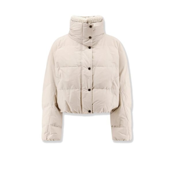 Brunello Cucinelli Down jacket with shearling collar