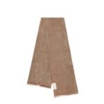 Brunello Cucinelli Lurex linen scarf