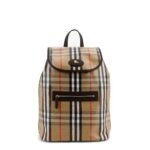 Burberry Highlands coated canvas backpack with front logo