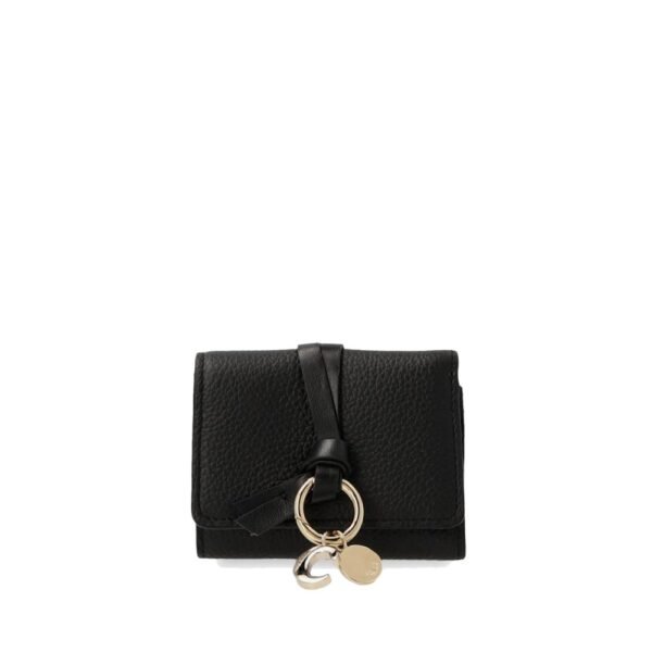 Chloé Mini Alphabet Trifold Leather Wallet