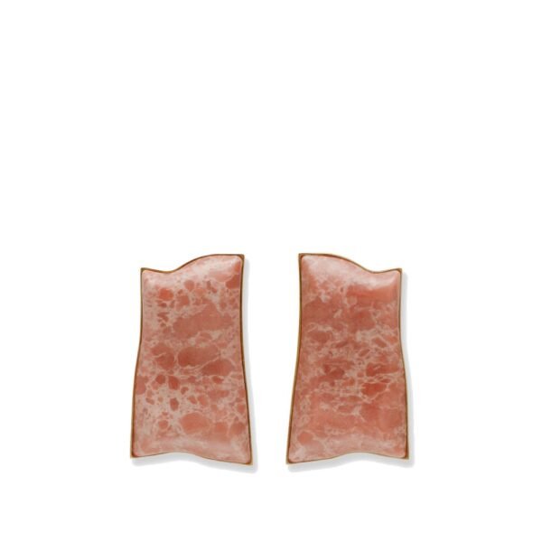 Cult Gaia Alaya stone-effect resin earrings