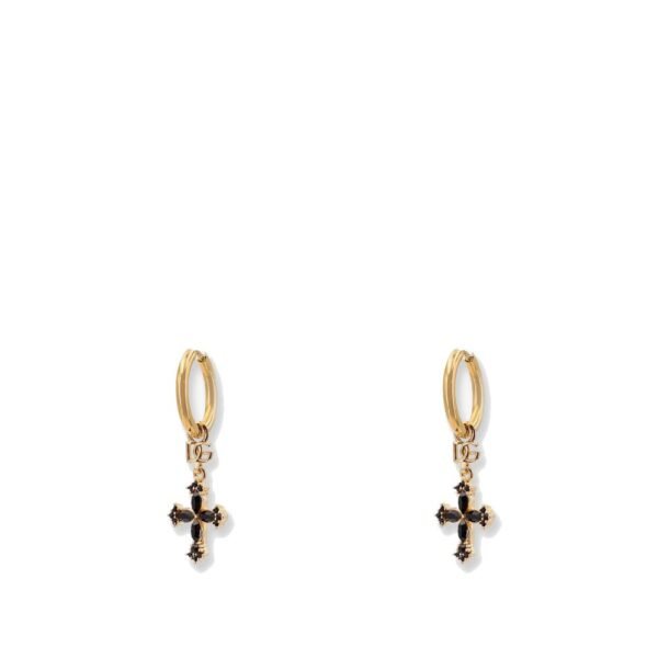 Dolce & Gabbana Brass earrings with rhinestones