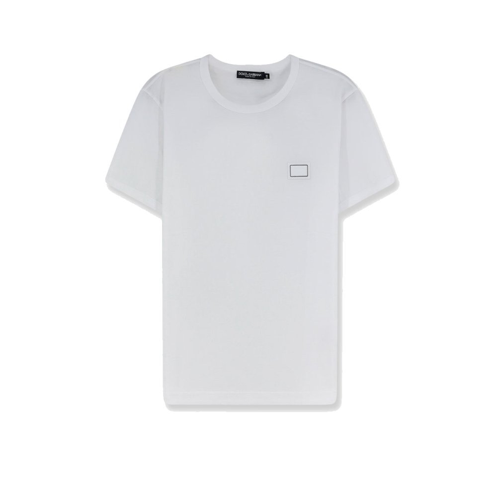 Dolce & Gabbana Cotton t-shirt with iconic detail Dolce & Gabbana Cotton t-shirt with iconic detail